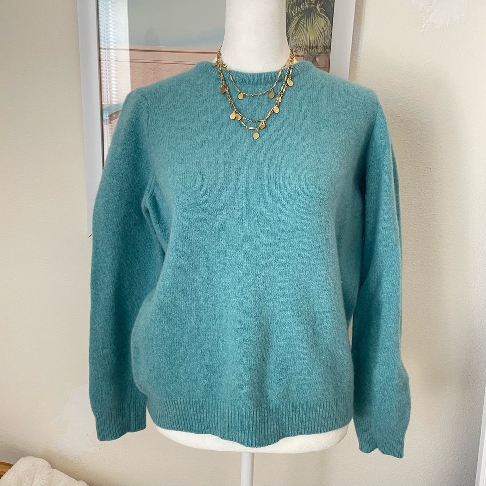 WoolOvers 100% Lambswool Pullover Crew Sweater in Women’s Large